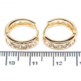 Сережки XUPING Gold "Ø 1.6 х 0.4 см." 515324