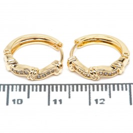 Сережки XUPING Gold "Ø 1.6 х 0.3 см." 515323
