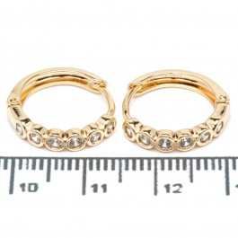Сережки XUPING Gold "Ø 1.6 х 0.3 см." 515322