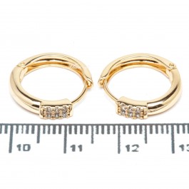 Сережки XUPING Gold "Ø 1.6 х 0.3 см." 515320