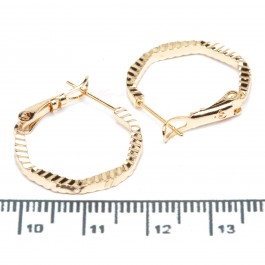 Сережки XUPING Gold "Ø 2 х 0.25 см." 515317