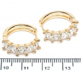 Сережки XUPING Gold "Ø 2 х 0.6 см." 515314