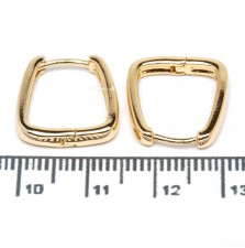 Сережки XUPING Gold "Ø 1.6 х 1.3 х 0.2 см." 515313