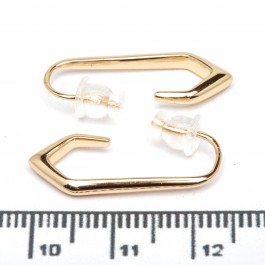 Сережки XUPING Gold "Ø 2.3 х 0.2 см." 515309 Сережки XUPING Gold "Ø 2.3 х 0.2 см." 515309