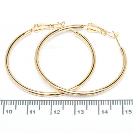 Сережки XUPING Gold "Ø 4 х 0.2 см." 515307 Сережки XUPING Gold "Ø 4 х 0.2 см." 515307