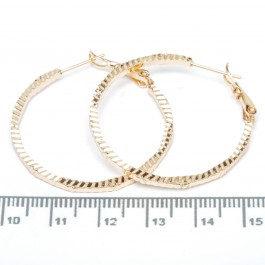 Сережки XUPING Gold "Ø 3.5 х 0.25 см." 515306 Сережки XUPING Gold "Ø 3.5 х 0.25 см." 515306