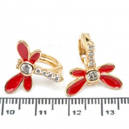 Сережки XUPING Gold "червоний" 515300 Сережки XUPING Gold "червоний" 515300