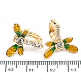 Сережки XUPING Gold "жовто-зелений" 515299 Сережки XUPING Gold "жовто-зелений" 515299