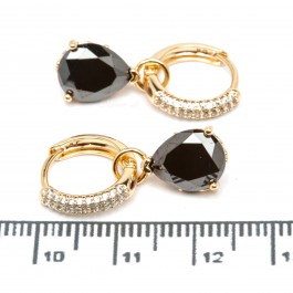 Сережки XUPING Gold "чорний" 515297 Сережки XUPING Gold "чорний" 515297