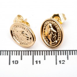 Сережки XUPING Gold (1.3 х 1 см.) 515239 Сережки XUPING Gold (1.3 х 1 см.) 515239