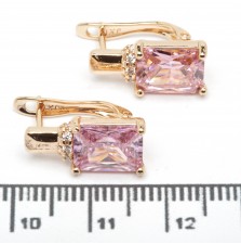 Сережки XUPING Gold (рожевий) 515236