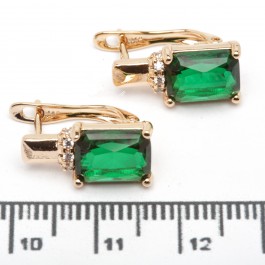 Сережки XUPING Gold (зелений) 515235 Сережки XUPING Gold (зелений) 515235