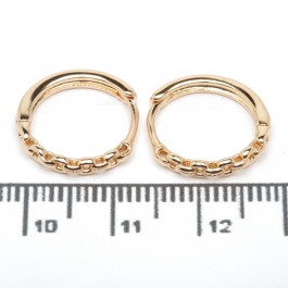 Сережки XUPING Gold (Ø 1.6 х 0.2 см.) 515232 Сережки XUPING Gold (Ø 1.6 х 0.2 см.) 515232