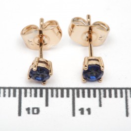 Сережки XUPING Gold "синій" (Ø 0.4 см.) 515226 Сережки XUPING Gold "синій" (Ø 0.4 см.) 515226