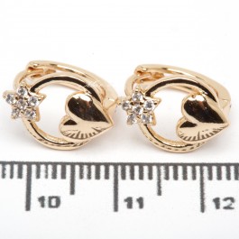 Сережки XUPING Gold (1 х 1.2 см.) 515225 Сережки XUPING Gold (1 х 1.2 см.) 515225