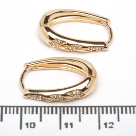 Сережки XUPING Gold (2 х 0.4 см.) 515215