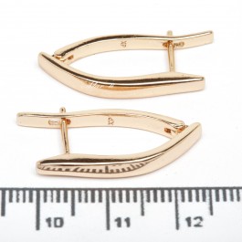 Сережки XUPING Gold (2.5 х 0.3 см.) 515213
