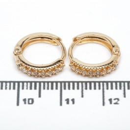 Сережки XUPING Gold (Ø 1.3 х 0.3 см.) 515158