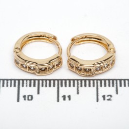 Сережки XUPING Gold (Ø 1.4 х 0.4 см.) 515154