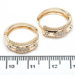 Сережки XUPING Gold (Ø 1.8 х 0.6 см.) 515150