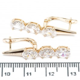 Сережки XUPING Gold (3.3 х 0.6 см.) 515142