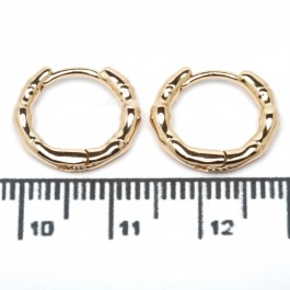 Сережки XUPING Gold (Ø 1.5 х 0.25 см.) 515091