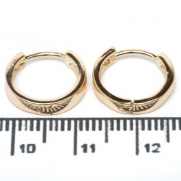 Сережки XUPING Gold (Ø 1.4 х 0.3 см.) 515089