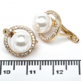 Сережки XUPING Gold (Ø 1.3 х 1 см.) 515085