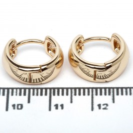 Сережки XUPING Gold (Ø 1.3 х 0.5 см.) 515084