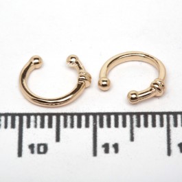 Сережки-кафи XUPING Gold (Ø 1 см.) 515082