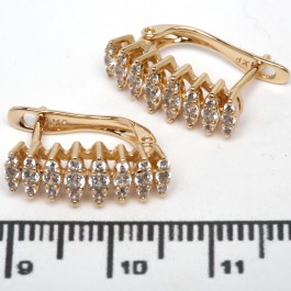 Сережки XUPING Gold (Ø 1.7 х 0.6 см.) 515071