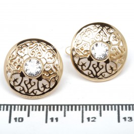 Сережки XUPING Gold (Ø 1.8 см.) 515068