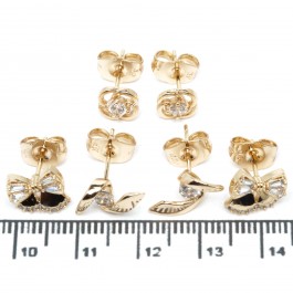 Сережки XUPING Gold "набір 3 пари" 515042