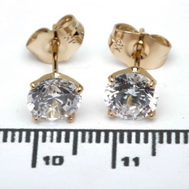 Сережки XUPING Gold (Ø 0.8 см.) 514620