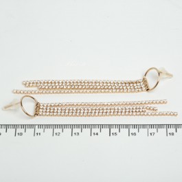 Сережки XUPING Gold (8.5 х 1 см.) 513469