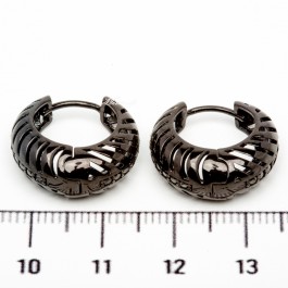 Сережки XUPING BLACK (Ø 1.7 х 0.7 см.) 515348