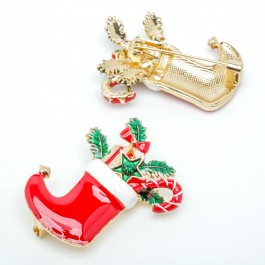 Брошки 6 шт. (3.7 х 3 см.) 6-5718 Брошки 6 шт. (3.7 х 3 см.) 6-5718