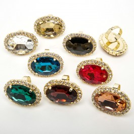 Перстні "безрозмірне" (3 х 3.5 см.) 8 шт. 6-5943