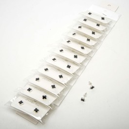 Гвоздіки-пусети 12 пар. (Ø 0.7 см.) 6-5862