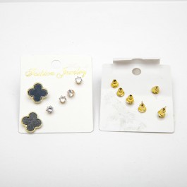 Сережки 3 пари "набір" 6-5832