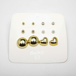 Сережки 6 пар "набір" 6-5830