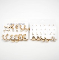 Сережки 9 пар "набір" 6-5307