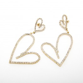 Сережки вечірні (7.5 х 3.6 см.) 6-5905 Сережки вечірні (7.5 х 3.6 см.) 6-5905