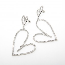 Сережки вечірні (7.5 х 3.6 см.) 6-5904 Сережки вечірні (7.5 х 3.6 см.) 6-5904