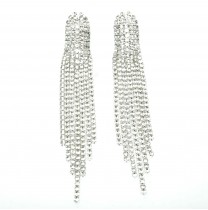 Сережки вечірні (9.5 х 1.2 см.) 6-5015