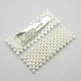 Тік-Таки з жемчугом (7.5 х 2.7 см.) 4-7903 Тік-Таки з жемчугом (7.5 х 2.7 см.) 4-7903