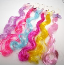 Волос на резинці 12 шт. (д. 45 см.) 6-4666