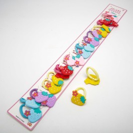 Резинки дитячі 20 шт. (3 х 3 см.) 6-5691