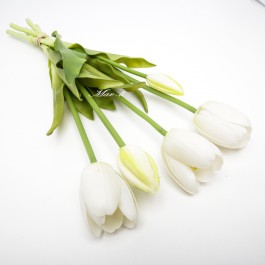 Квіти штучні "тюльпани" букет 5 шт. (д. 40 см.) 6-5800