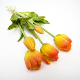 Квіти штучні "тюльпани" букет 5 шт. (д. 40 см.) 6-5798